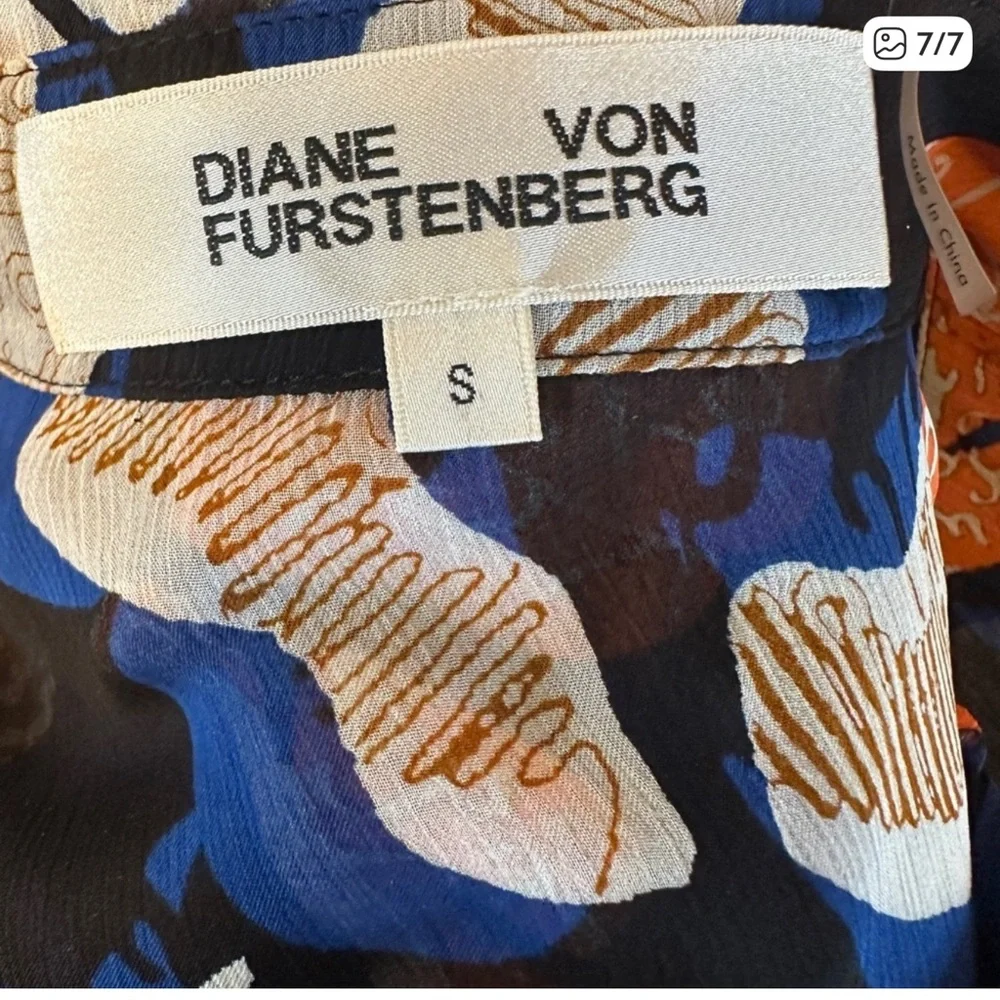Diane Von Furstenberg Multicolor Blouse - Picture 3 of 3